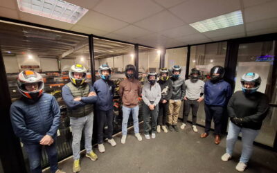 Un afterwork dynamique et convivial au karting de Cap Malo !